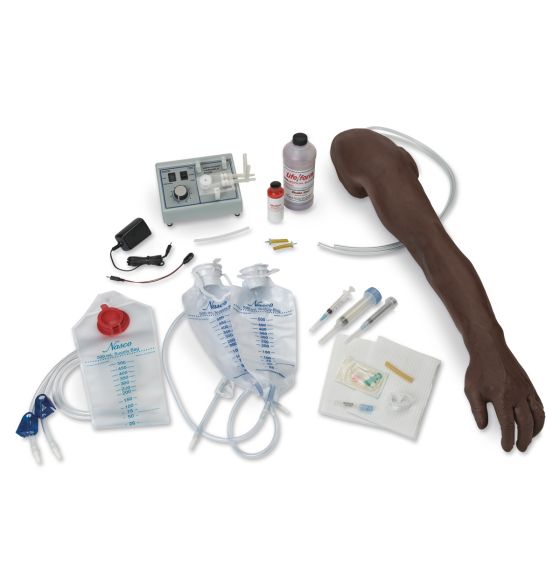 Life/form® Advanced Venipuncture and Injection Arm with IV Arm Circulation Pump - Dark Arm