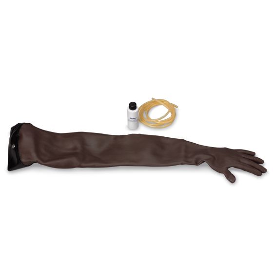 Life/form® Venipuncture and Injection Training Arm: Skin and Vein Replacement Kit - Dark