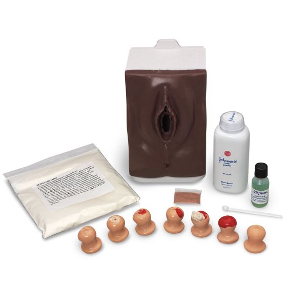 Cervical Exam and Pap Smear Test Trainer - Dark