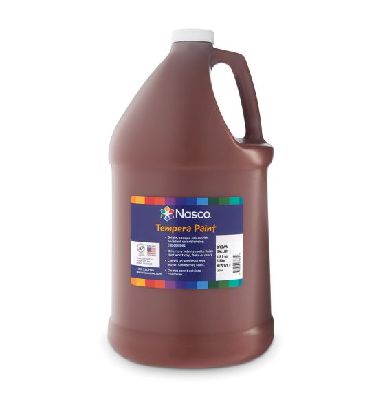 Gouache Nasco®, 3,78 L (128 oz) - Brun