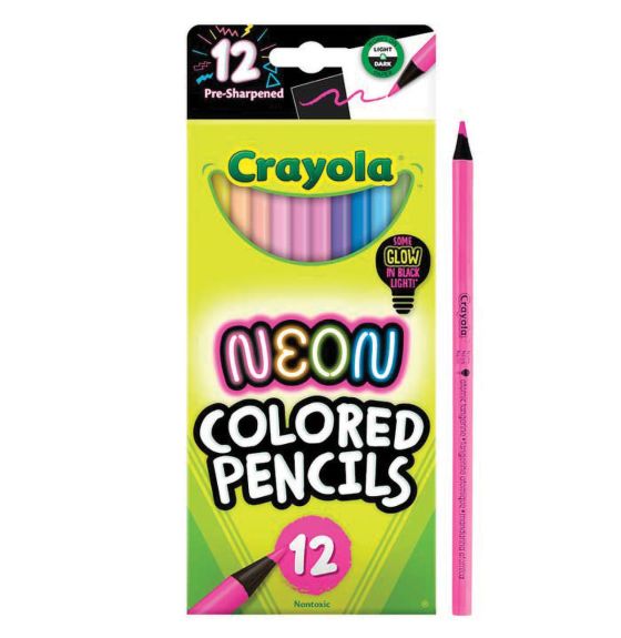 Crayola® Neon Coloured Pencils - Set of 12