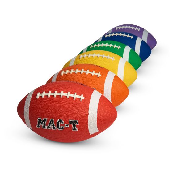 Ensemble de 6 ballons de football Intermédiaires de grosseur 4 - En 6 couleurs