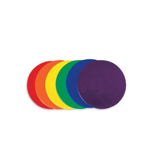 5" Poly Spots - 6-Color Set