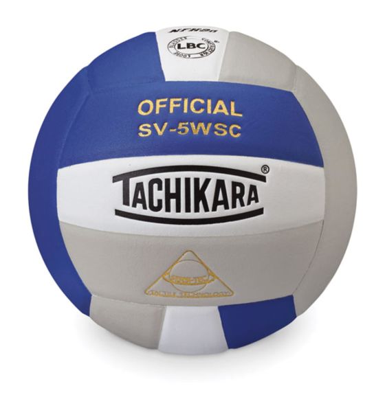 Ballon de volley-ball Sensi Tec intérieur Tachikara - Royal/Blanc/Argent