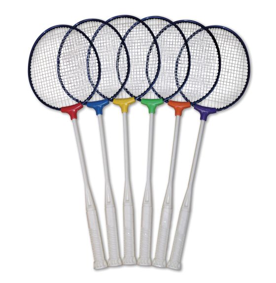 Ensemble de 6 raquettes de badminton Pick-A-Paddle, en 6 couleurs