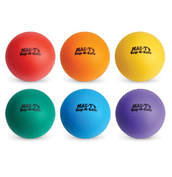 MAC-T® Sup-R-Safe® Volleyballs - Set of 6