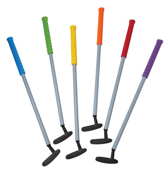 Clubs de golf avec poignée en  mousse MAC-T - Ensemble de 6 fers droits de 27"