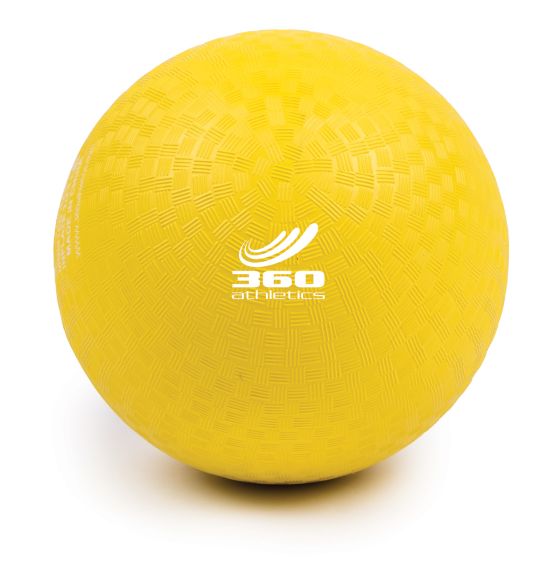 8.5" (21.6 cm) Rubber Playground Ball - Yellow