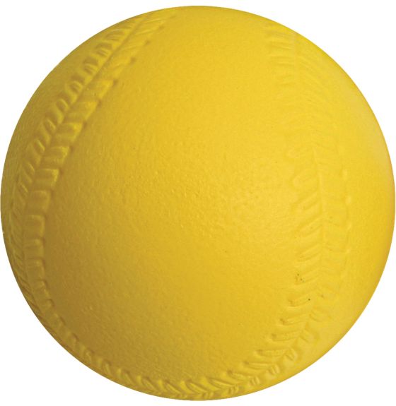 12" (30.5 cm) Coated Foam Safety Ball - Yellow
