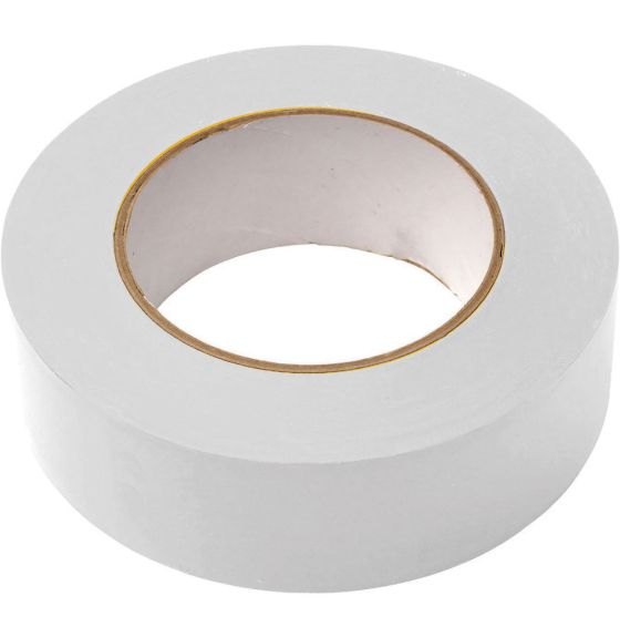 Floor Marking Tape - 1.5" x 180 ft (3.8 cm x 54.8 m) - White