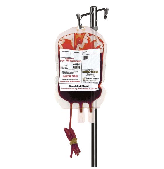 Demo Dose® Simulated Red Blood Cells - With Stickers for Identification
