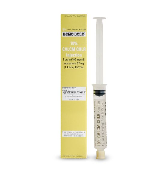 Demo Dose® Seringue pré remplie - Calcm Chlr 10% (10 ml)