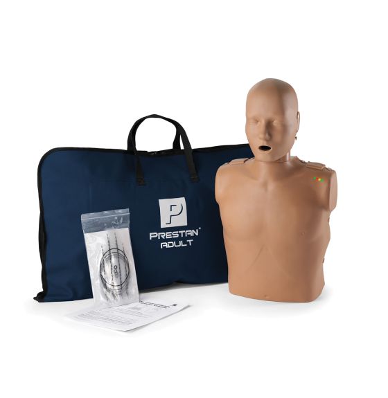 Prestan&reg; Professional Adult Manikin with CPR Feedback - Dark Skin