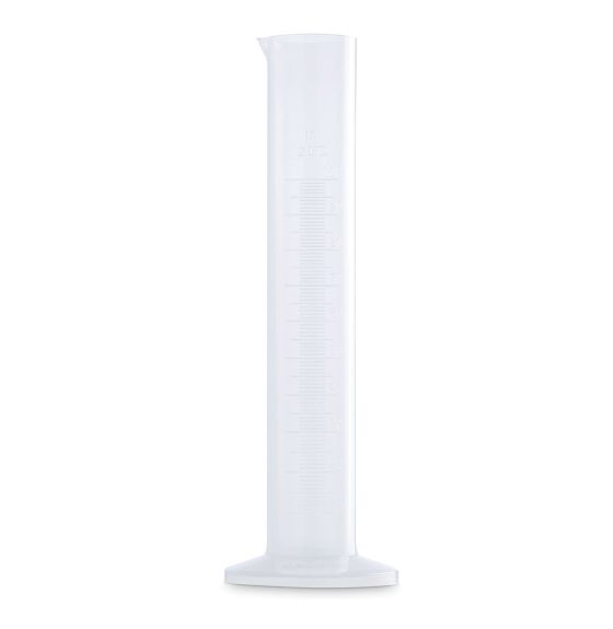 Polypropylene Graduated Cylinder, Single Scale - 100 mL x 1 mL