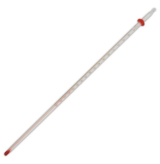 General Laboratory Red Liquid Thermometer: -20° to 150°C Single Scale