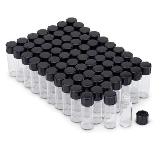 Screw Cap Vials - 1/2 dram