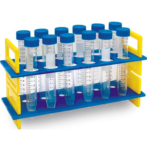 Coloured Plastic Rack with Tubes