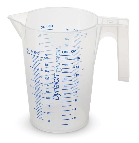 DynalonÂ® Graduated Beaker with Handle - 500 ml