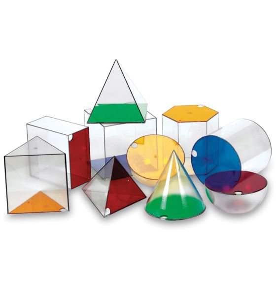 Giant Geosolids® Volume Shapes Set of 10