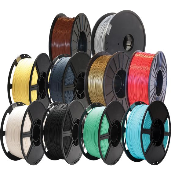 Bobine de filament PLA pour imprimante 3D (1,75 mm dia.), 1,0 kg