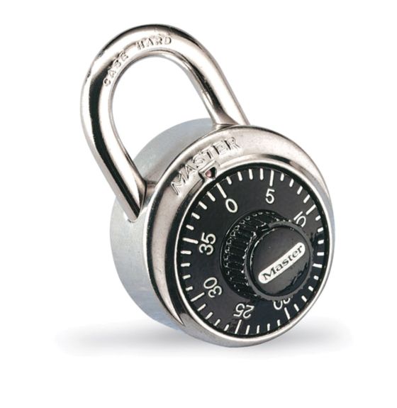 Master Lock #1502 Combination Padlock without Control Key Feature