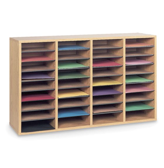 Rangement de 36 compartiments pour papier de construction