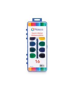 Ensemble d'aquarelle semi-humide - 16 couleurs