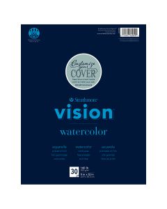 Tablette Vision Strathmore&reg; pour aquarelle, 140 lb (30 feuilles) - 9" x 12"