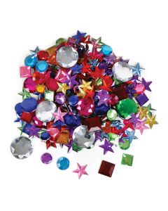 Assorted Rhinestones - 1cm to 2 cm (0.4" to 0.8") - 45 g (1.58 oz) Bag