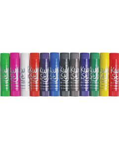 Ensemble de 12 KwikStix - Couleurs assorties
