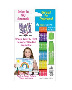Ensemble de 6 KwikStix – Couleurs néon