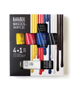 Ensemble de tubes Liquitex® Basics™ - Couleurs primaires et blanc grand format