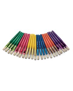 Royal Brush&reg; Classroom Value Pack - Chubby Early Learning Brushes - Pack of 24