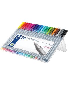 20 marqueurs de couleur Triplus&reg; Staedtler