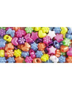 Mixed Pony Beads - 226 g (1/2 lb)