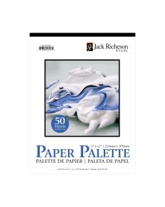 Tablette de 50 palettes de papier jetables - 23 cm x 30 cm (9" x 12")