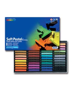 Mungyo® Soft Pastels, Elementary Grade - Assorted Colours, Set of 48