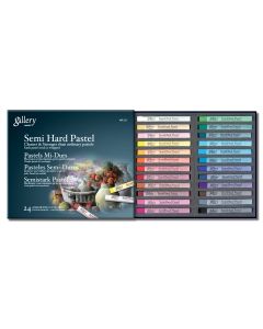 Mungyo&reg; Gallery Semi-Hard Pastels - Assorted Colours, Set of 24