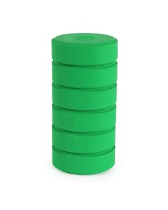 Spectrum Tempera Cake Refill - Set of 6, Bright Green