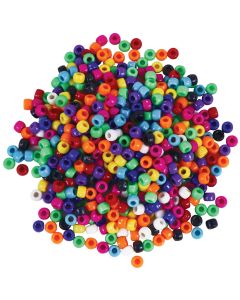 Pony Beads, Packages of 1000 - Assorted Colours 