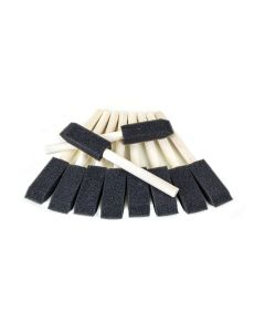 Spectrum Foam Brush with Wood Handle - 1" (2.54 cm) - Pack of 10