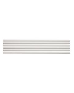 White Paper Straws, 19.5cm (7 5/8”), Pkg. of 100