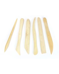 Ensemble de 6 outils de modelage en bois Spectrum, 15 cm (6")