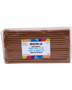 Pâte à modeler réutilisable Spectrum (500 g) - Terre cuite
