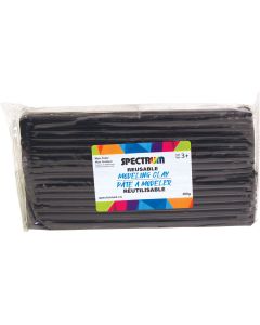 Spectrum Reusable Modeling Clay - 500 g - Black