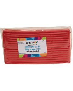 Spectrum Reusable Modeling Clay - 500 g - Red