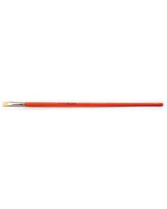 Pinceau Spectrum en soies de porc blanches, série 3342, à manche long - Plat, taille 4