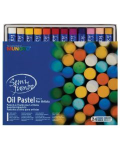 Pastels à l'huile Mungyo&reg; - Très gros - Boîte de 24