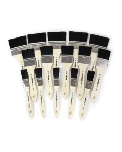 Ensemble de 15 pinceaux Spectrum tout usage, série 1441 - Plats, à manche court