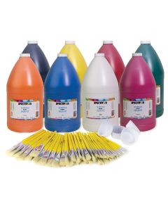 Ensemble de gouache Spectrum avec bouteilles de 3,8 L (128 oz) - En 8 couleurs